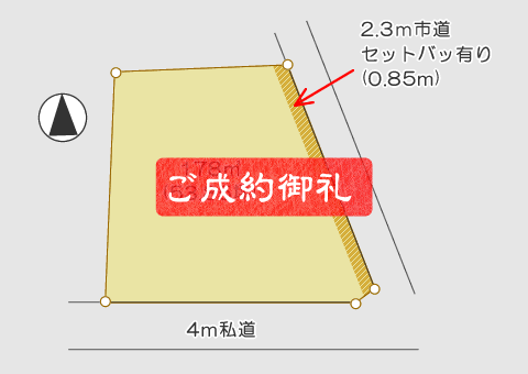 [売地] [取手駅] 取手市台宿2丁目　ご成約済